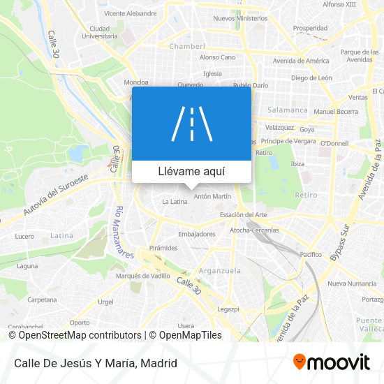 Mapa Calle De Jesús Y María