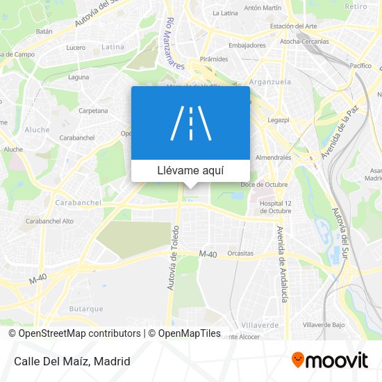 Mapa Calle Del Maíz