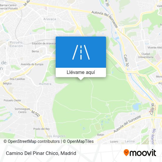Mapa Camino Del Pinar Chico
