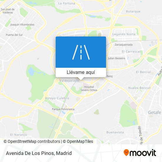 Mapa Avenida De Los Pinos