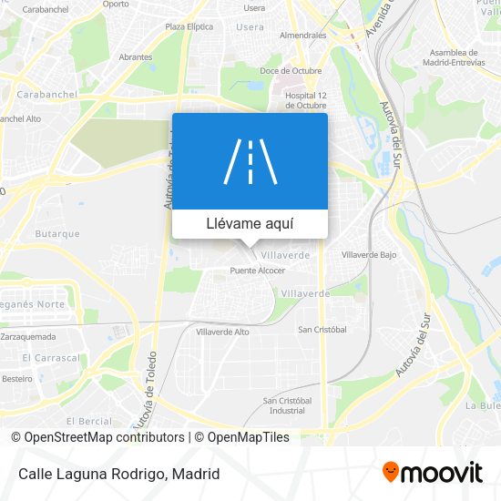 Mapa Calle Laguna Rodrigo