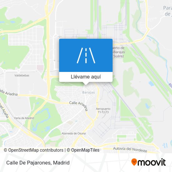 Mapa Calle De Pajarones