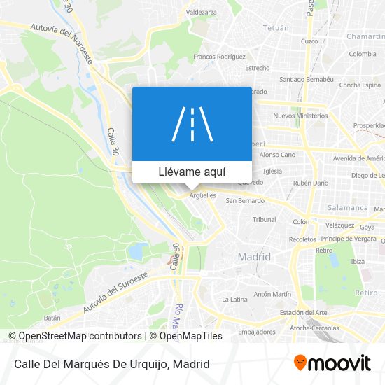 Mapa Calle Del Marqués De Urquijo