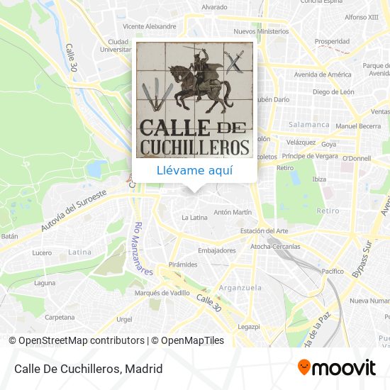 Mapa Calle De Cuchilleros