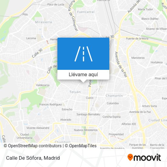 Mapa Calle De Sófora