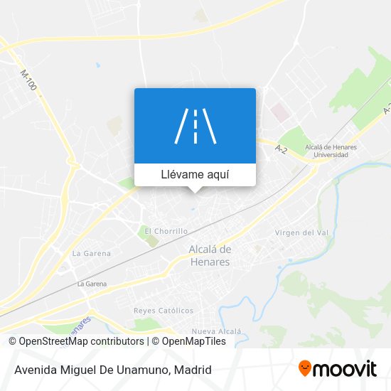 Mapa Avenida Miguel De Unamuno