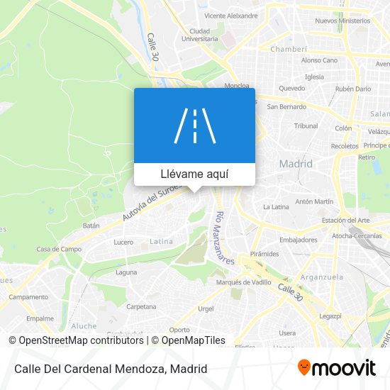 Mapa Calle Del Cardenal Mendoza