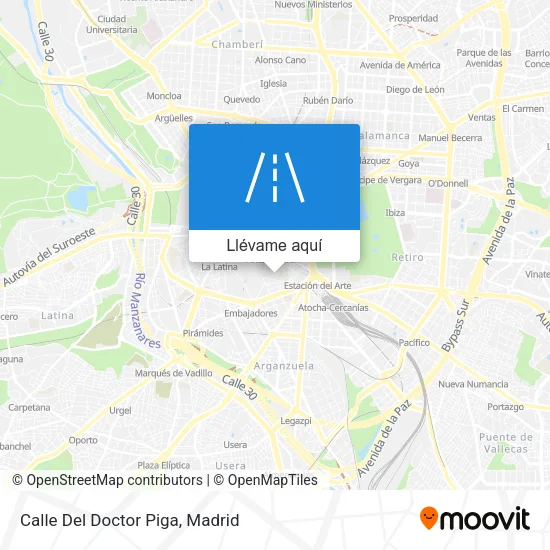 Mapa Calle Del Doctor Piga