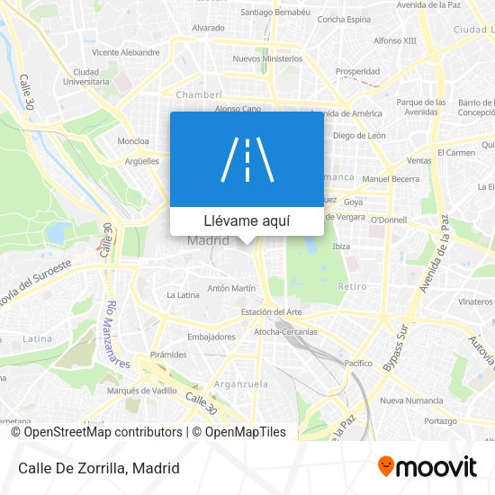 ¿Cómo llegar a Calle De Zorrilla, Madrid en metro, autobús o tren?