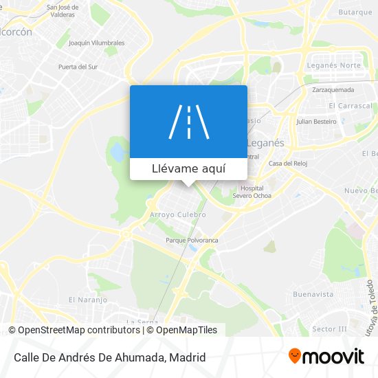 Mapa Calle De Andrés De Ahumada