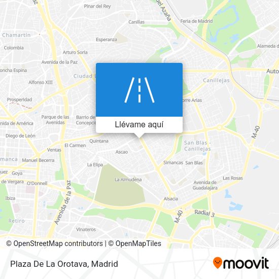 Mapa Plaza De La Orotava