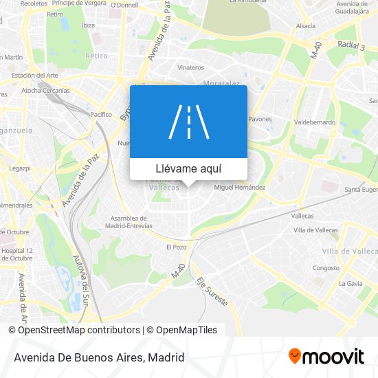 Mapa Avenida De Buenos Aires