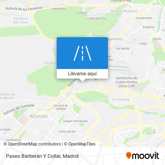 Mapa Paseo Barberán Y Collar