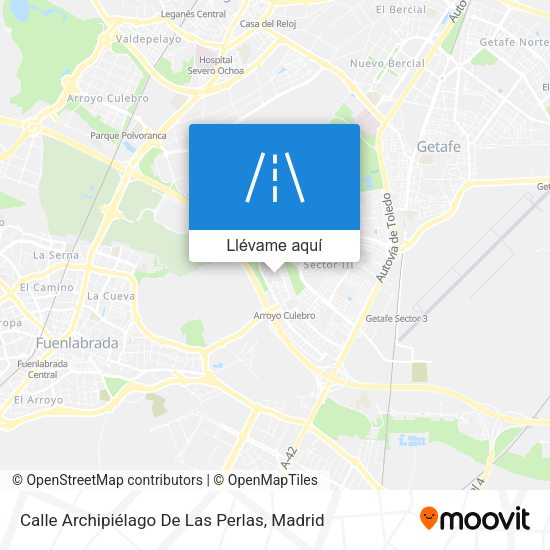 Mapa Calle Archipiélago De Las Perlas