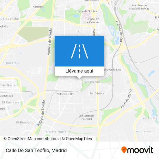 Mapa Calle De San Teófilo