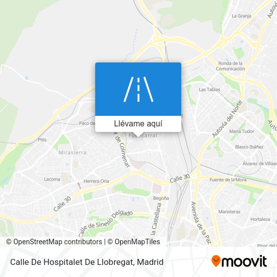 Mapa Calle De Hospitalet De Llobregat