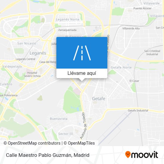Mapa Calle Maestro Pablo Guzmán