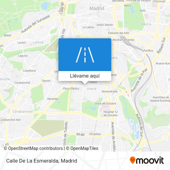 Mapa Calle De La Esmeralda