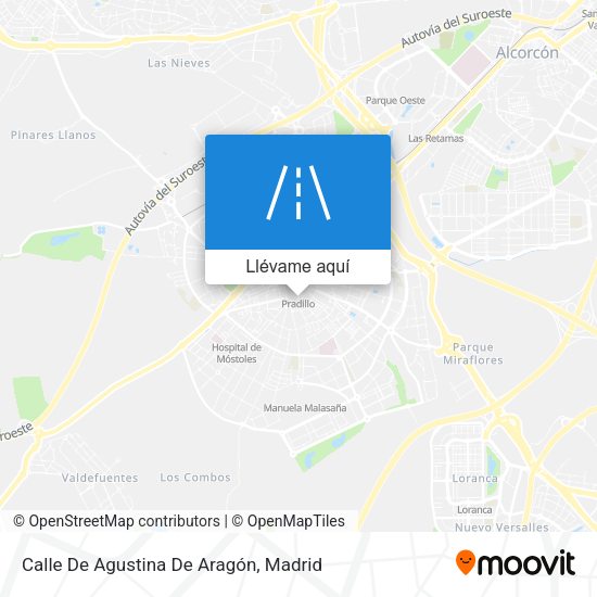 Mapa Calle De Agustina De Aragón