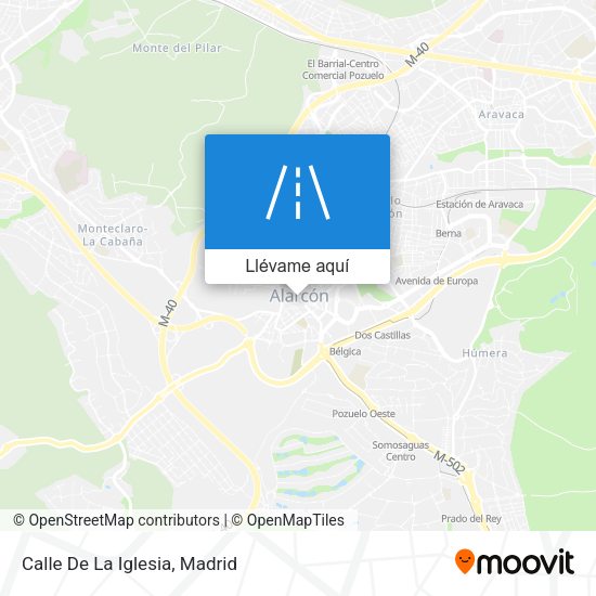 Mapa Calle De La Iglesia