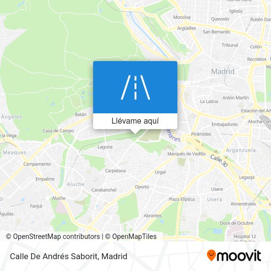 Mapa Calle De Andrés Saborit