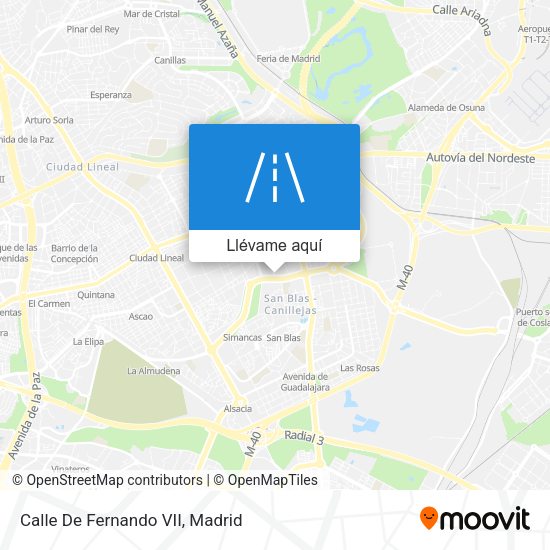 Mapa Calle De Fernando VII
