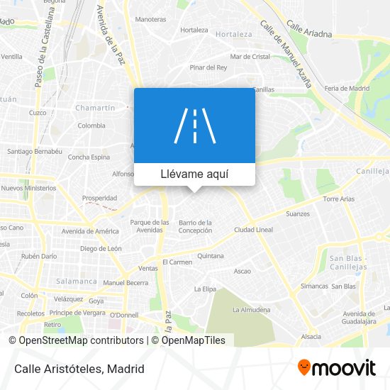 Mapa Calle Aristóteles