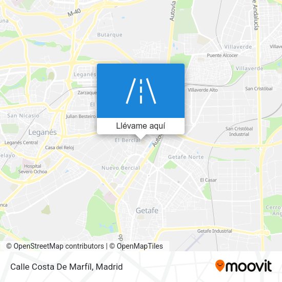 Mapa Calle Costa De Marfíl