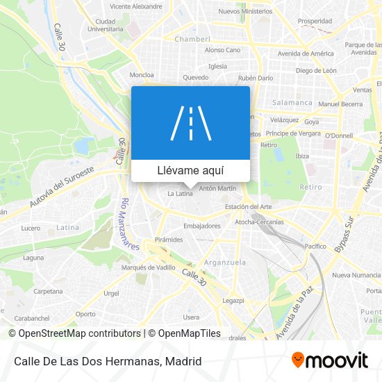 Mapa Calle De Las Dos Hermanas