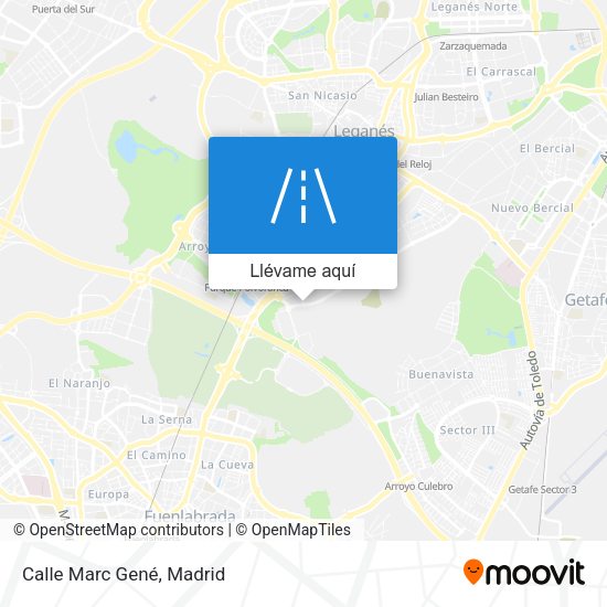 Mapa Calle Marc Gené