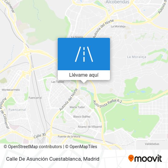 Mapa Calle De Asunción Cuestablanca