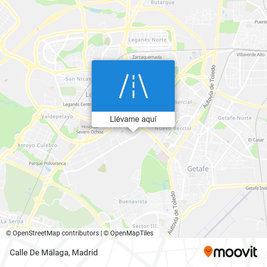 Mapa Calle De Málaga