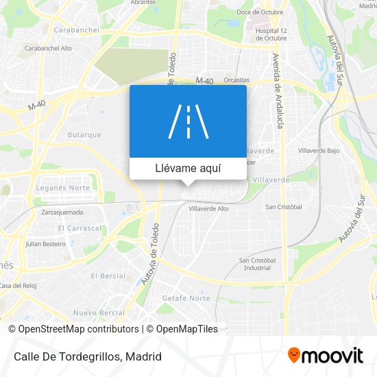 Mapa Calle De Tordegrillos