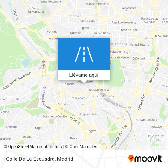 Mapa Calle De La Escuadra