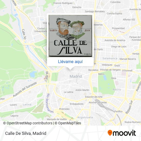 Mapa Calle De Silva