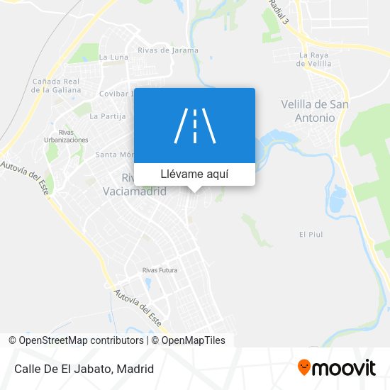 Mapa Calle De El Jabato