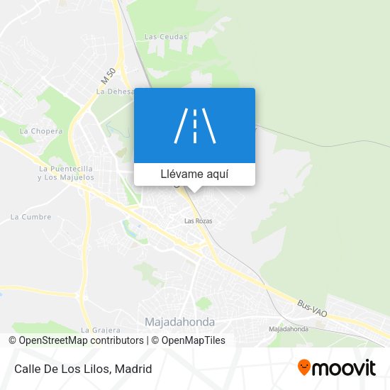 Mapa Calle De Los Lilos