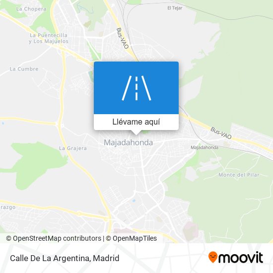 Mapa Calle De La Argentina