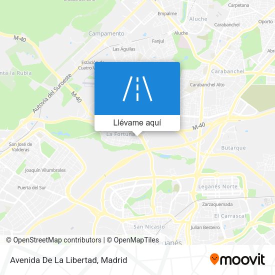 Mapa Avenida De La Libertad
