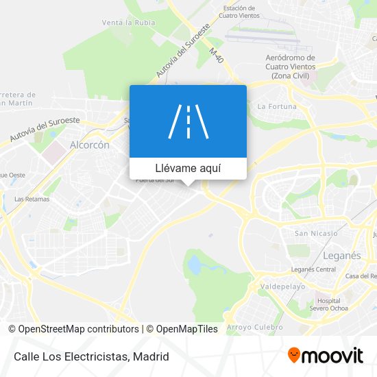 Mapa Calle Los Electricistas