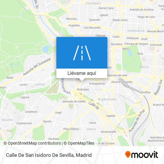 Mapa Calle De San Isidoro De Sevilla
