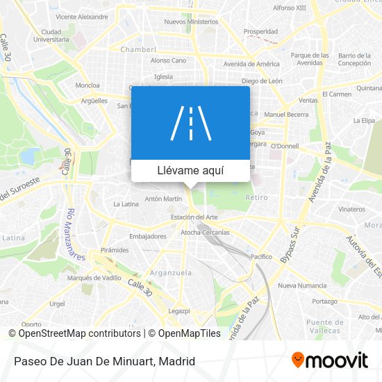 Mapa Paseo De Juan De Minuart