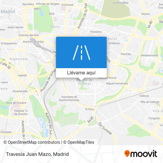 Mapa Travesía Juan Mazo
