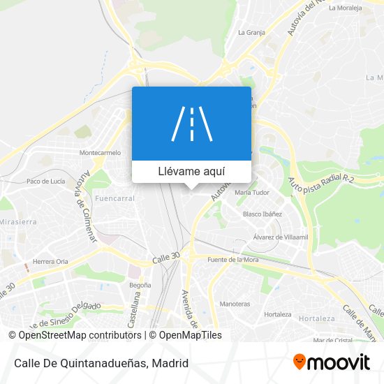Mapa Calle De Quintanadueñas