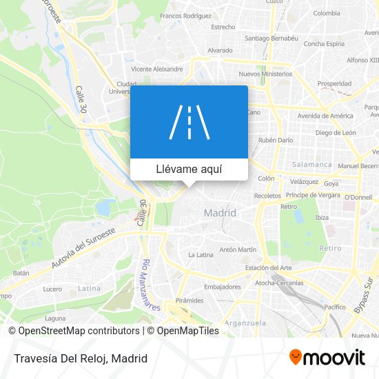 Mapa Travesía Del Reloj