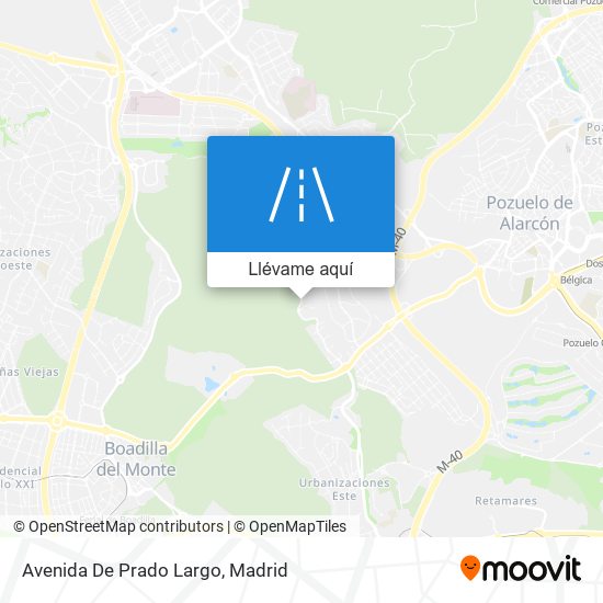 Mapa Avenida De Prado Largo