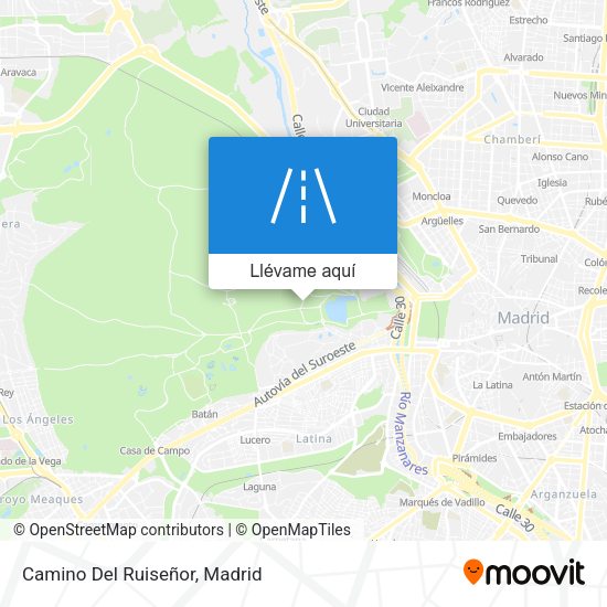Mapa Camino Del Ruiseñor