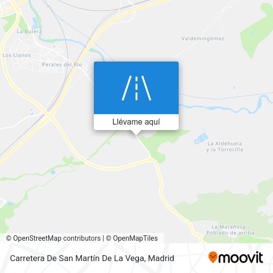 Mapa Carretera De San Martín De La Vega