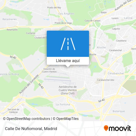 Mapa Calle De Nuñomoral