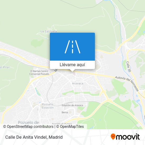 Mapa Calle De Anita Vindel